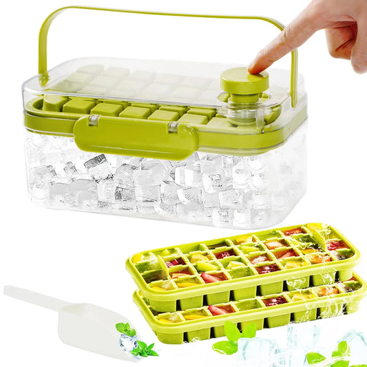 ICEBOX hielera 32 cubos con boton de liberacion rapida